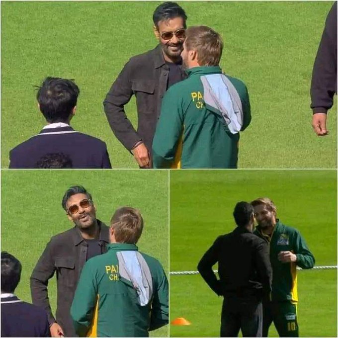 शाहिद अफरीदी और अजय देवगन की बातचीत पर मचा बवाल, क्या है इस मुलाकात की सच्चाई?